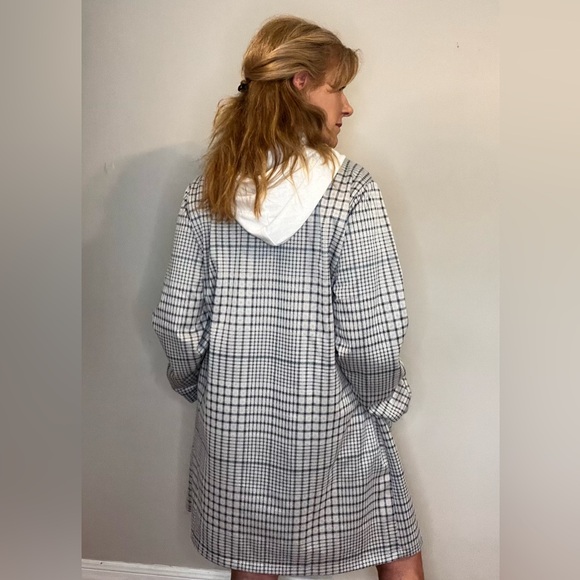 Long length plaid blazer/jacket - Picture 8 of 14